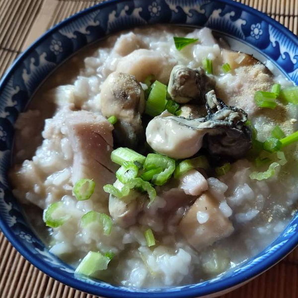 芋頭鮮蚵粥-食譜-大甲芋頭