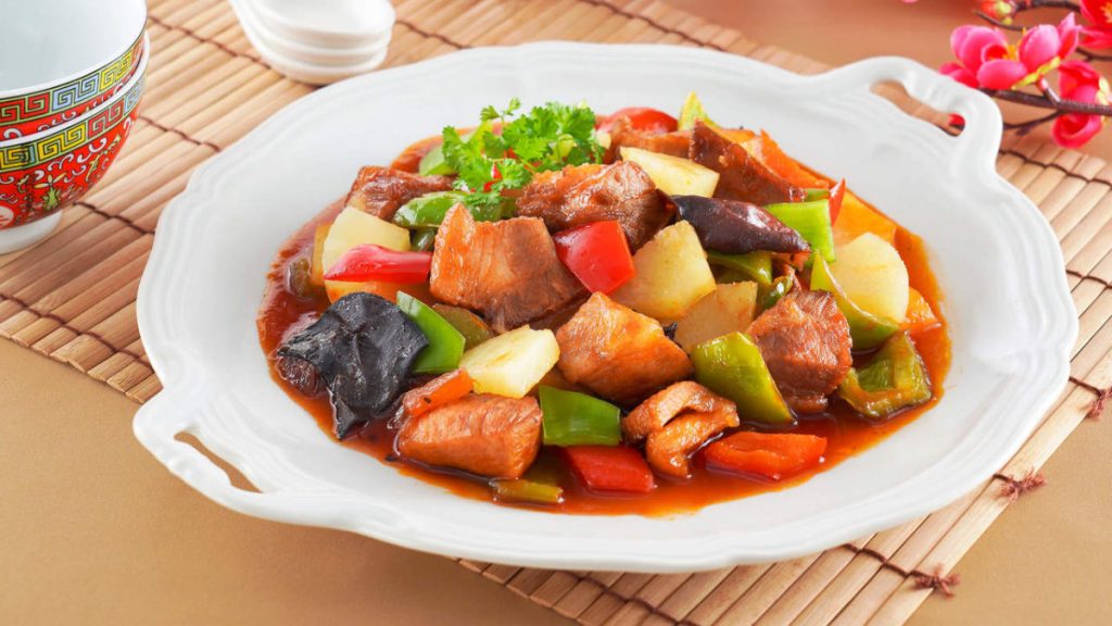 鳳梨糖醋排骨-簡易料理