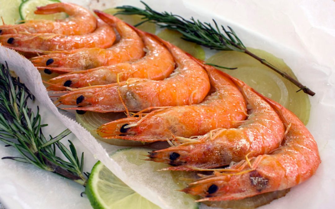 鮮蝦料理　10 分鐘上菜 – 洋蔥烤白蝦！