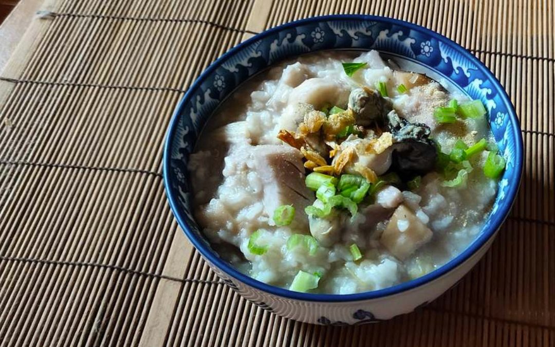 芋頭粥 – 芋頭鮮蚵粥，給你滿滿的鋅！