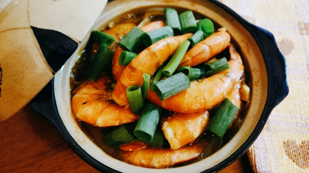 鮮蝦料理-鮮蝦粉絲煲