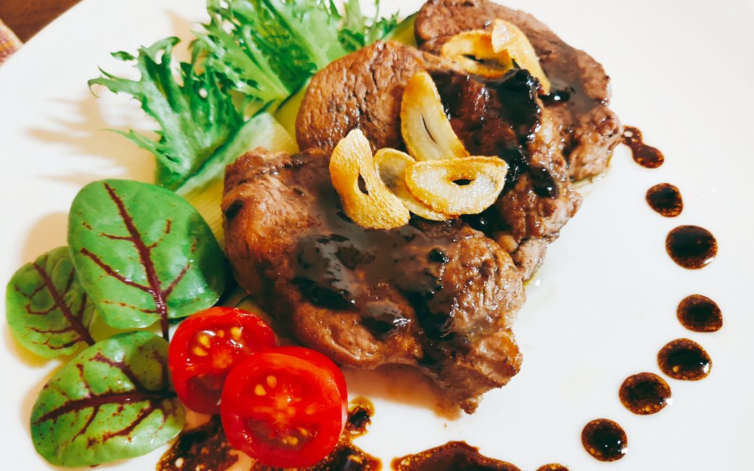 豬肉料理　巴薩米克醋煎豬菲力