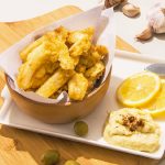 地中海料理-TAPAS-炸花枝佐蒜味美乃滋