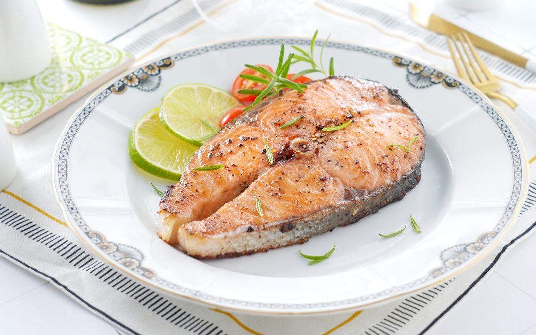 鮭魚料理　橄欖油香煎挪威鮭魚