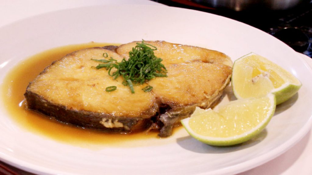 奶油鹽烤土魠魚