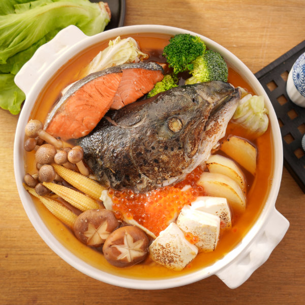 日式味噌鍋-鮭魚