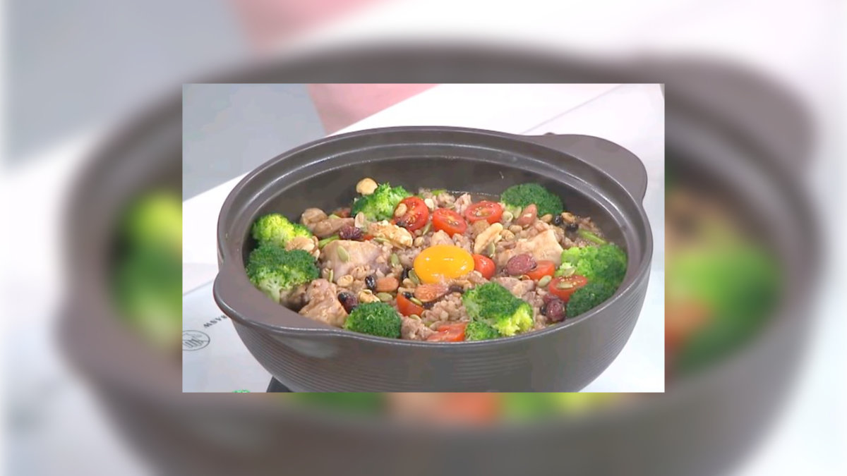砂鍋糙米雞飯