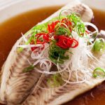 生態雕魚料理-破布子蒸鯛魚排