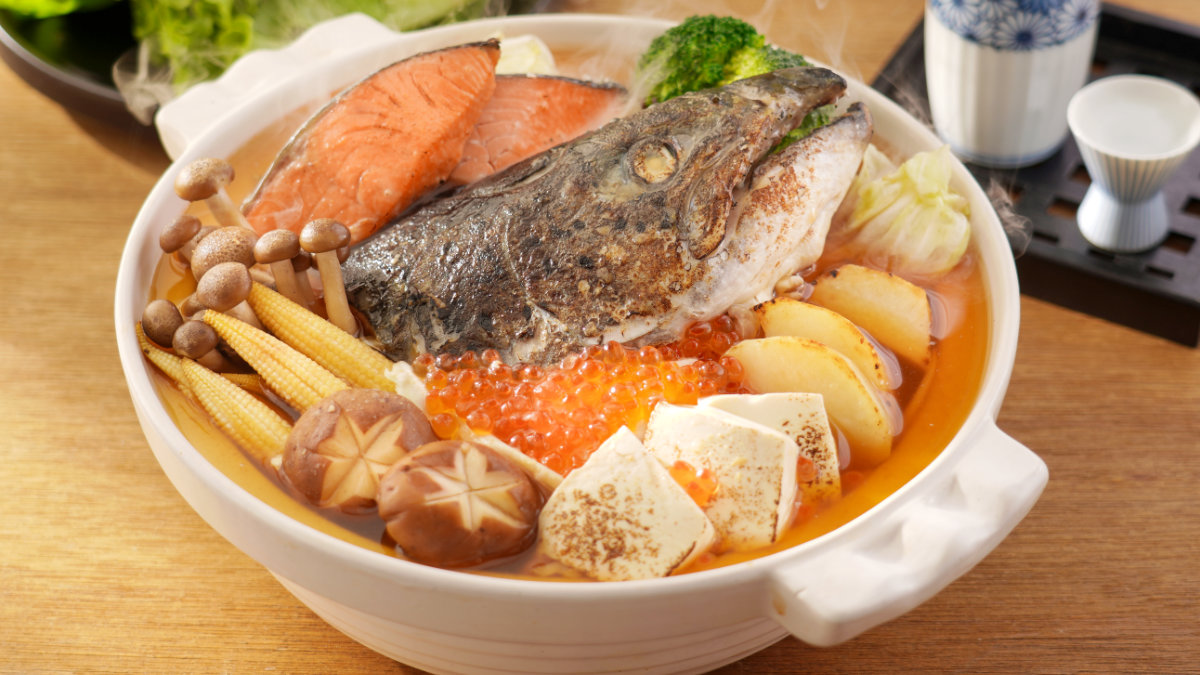 日式味噌鍋-鮭魚