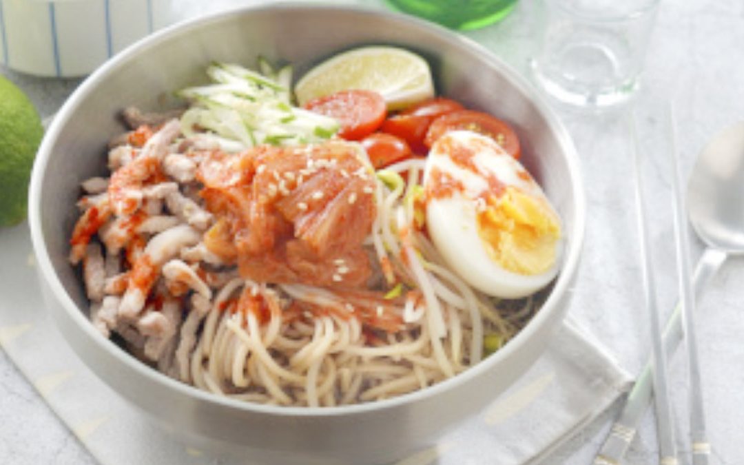 泡菜肉絲冷麵