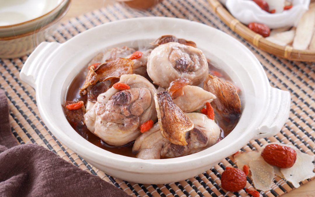 藥膳福圓麻油雞