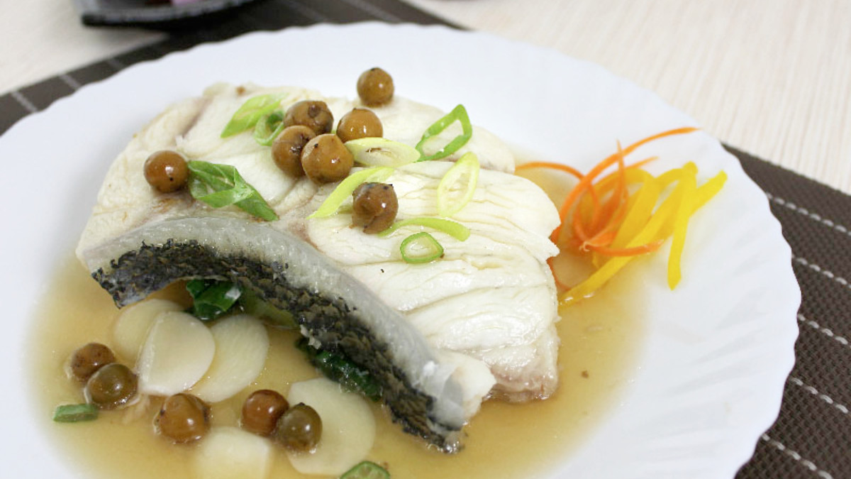 破布子蒸龍膽魚排-蒸龍膽石斑