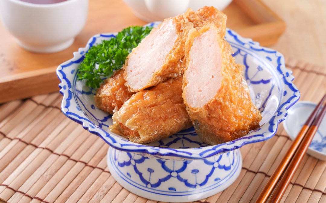 酥炸腐皮蝦捲